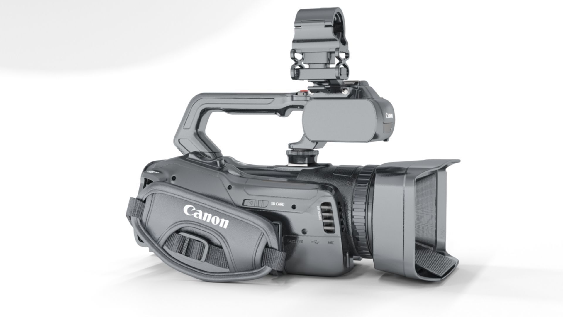 Canon XF405 Professional Camcorder 3D model_10