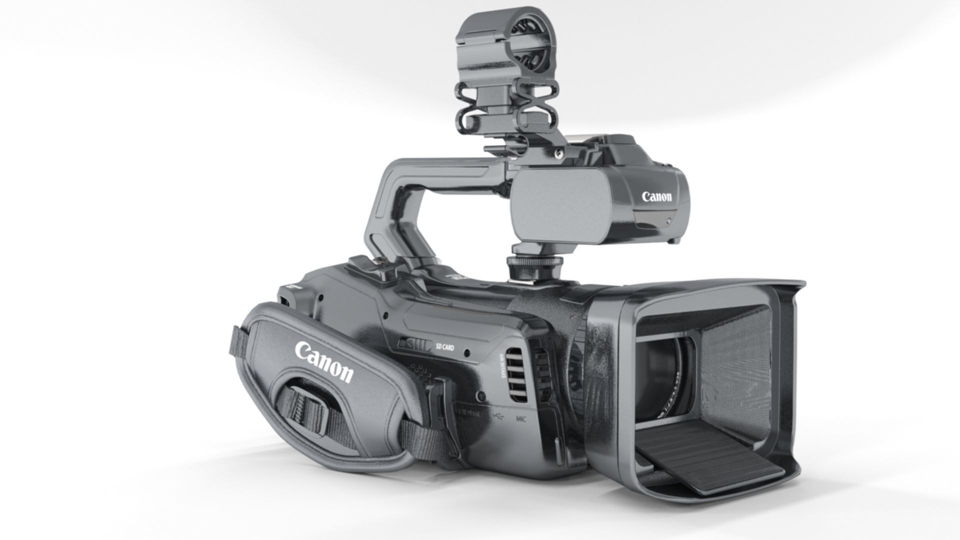 Canon XF405 Professional Camcorder 3D model_16