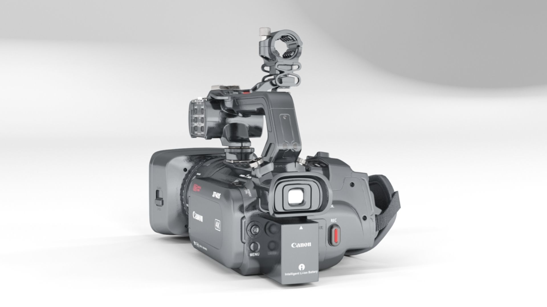 Canon XF405 Professional Camcorder 3D model_8