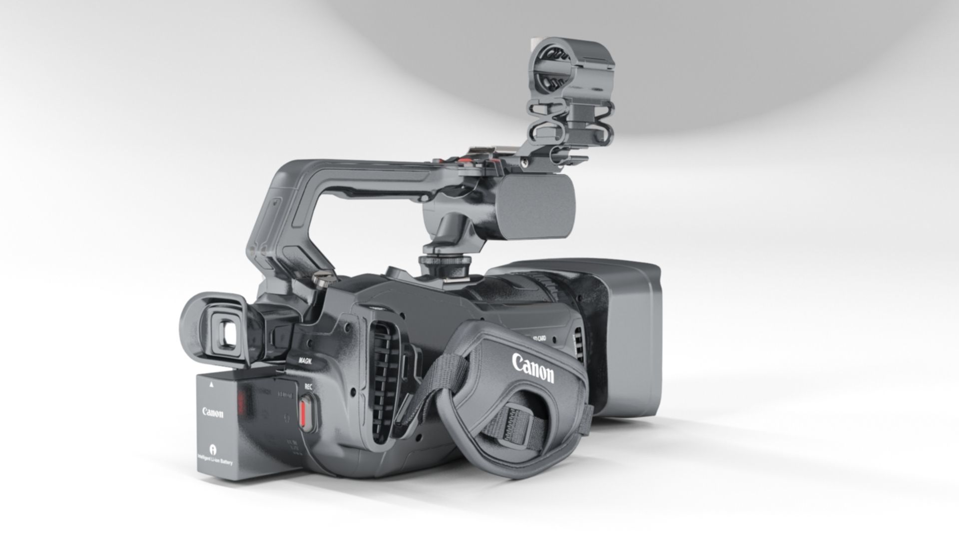 Canon XF405 Professional Camcorder 3D model_6