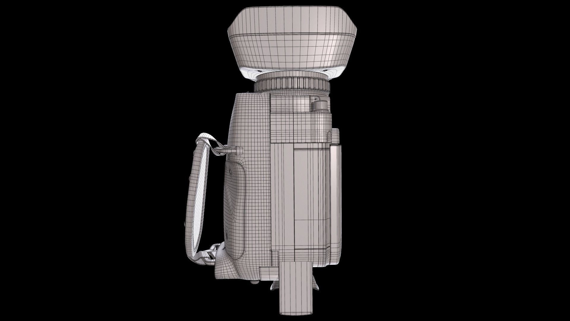 Canon XF405 Professional Camcorder 3D model_21