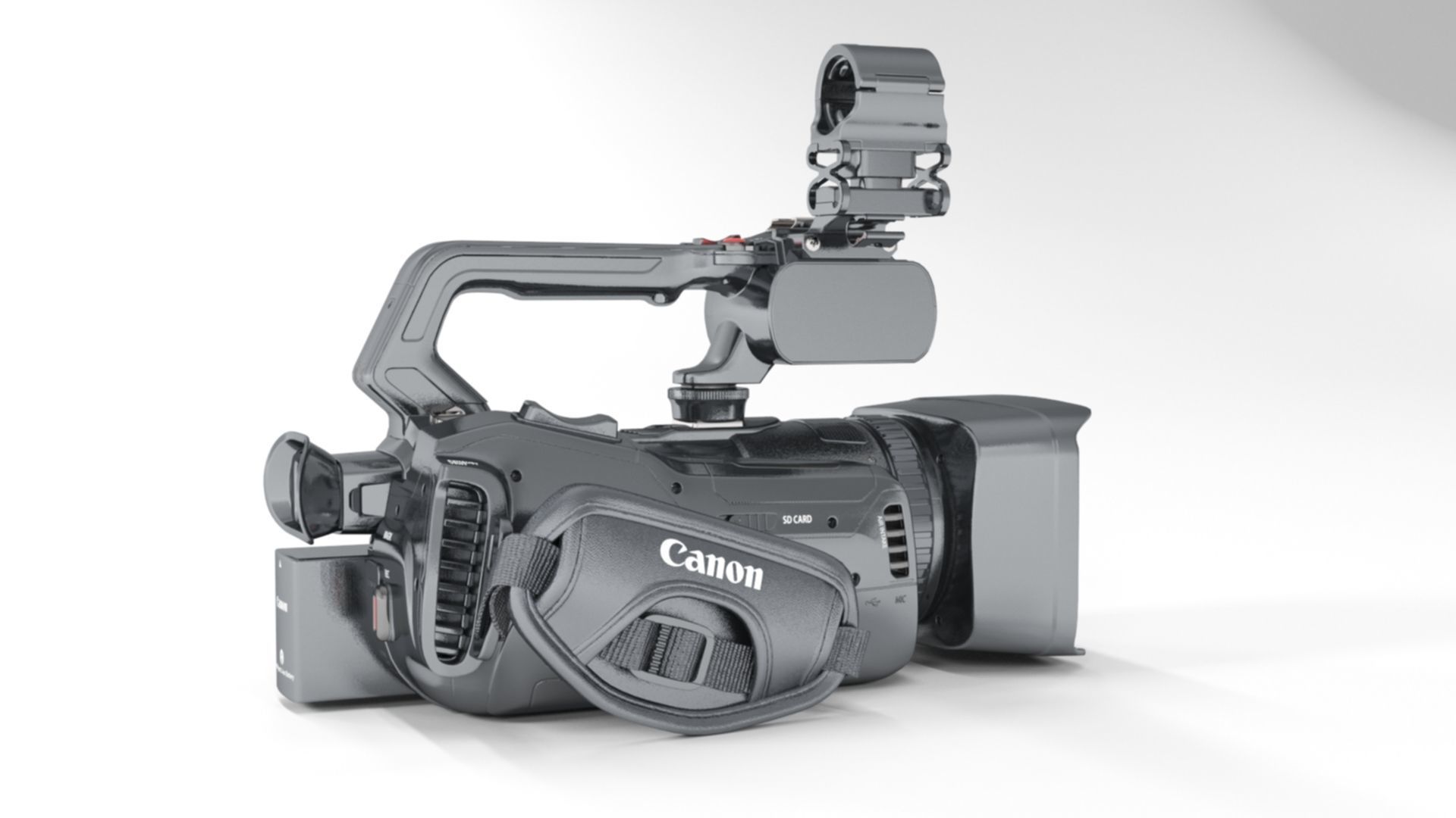 Canon XF405 Professional Camcorder 3D model_3