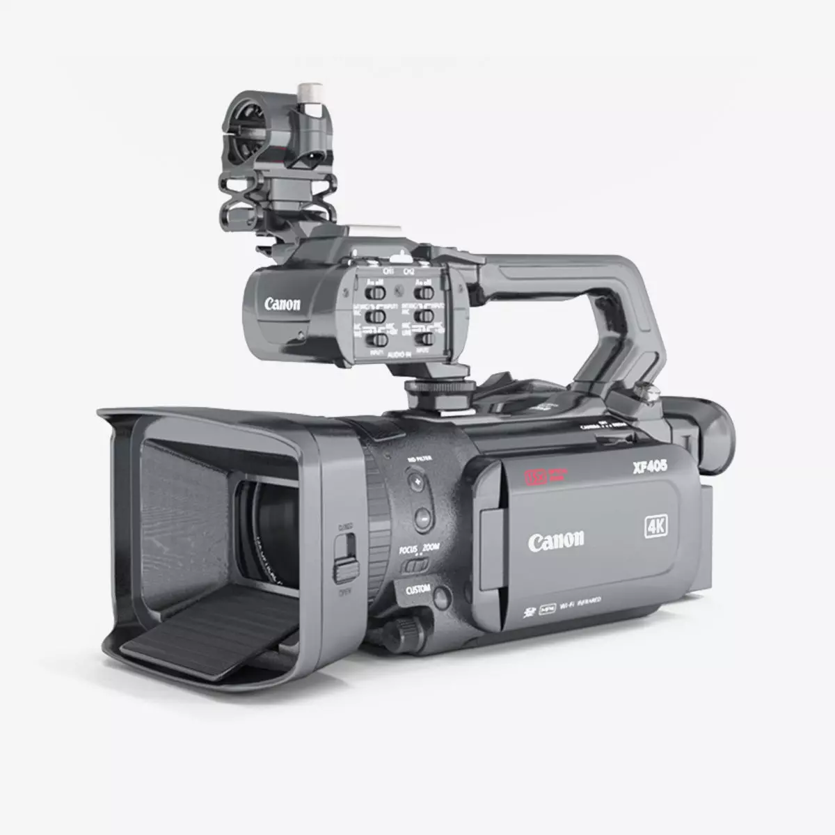 Canon XF405 Professional Camcorder 3D model_0