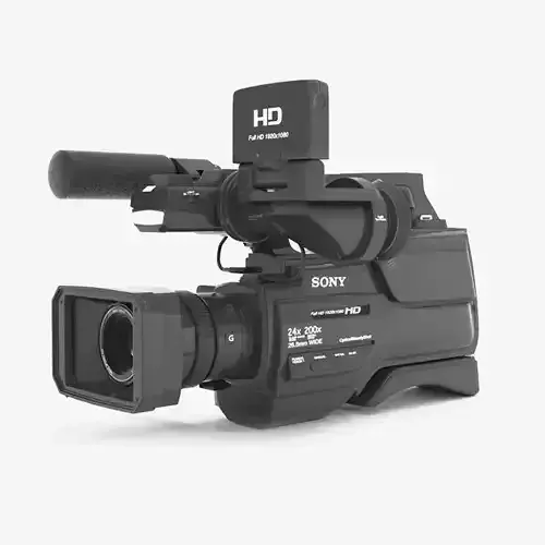 Sony HXR-MC2500 Shoulder Mount AVCHD Camcorder 3D model