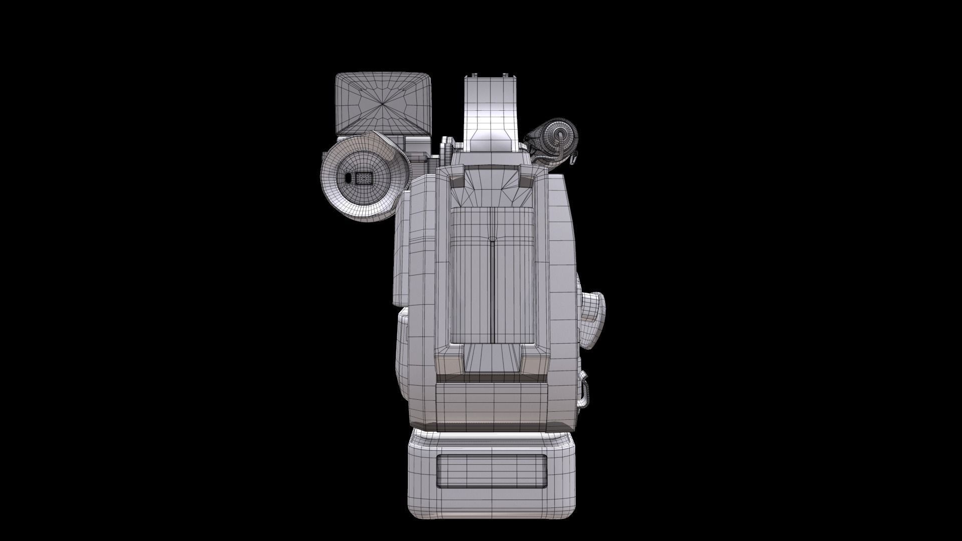 Sony HXR-MC2500 Shoulder Mount AVCHD Camcorder 3D model_23