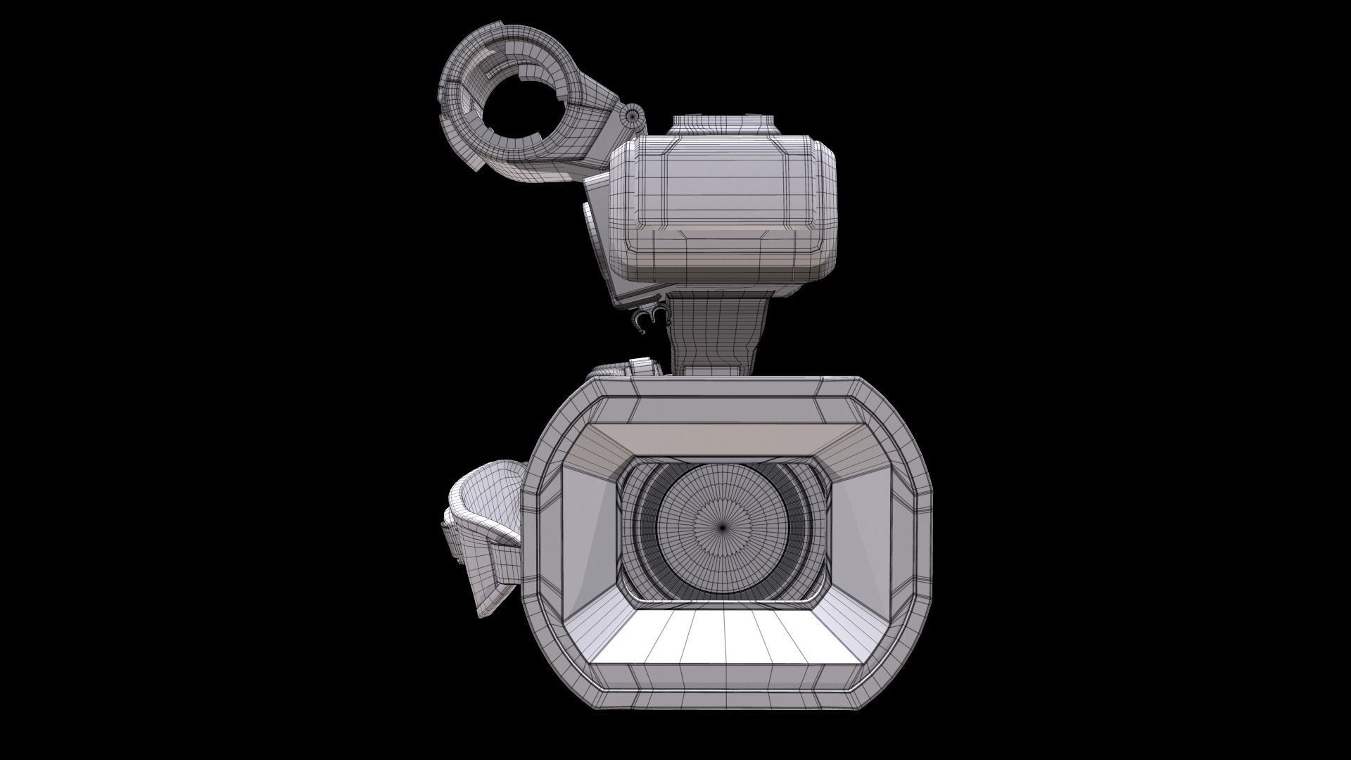 Panasonic AG-CX10 4K 60p Professional Camcorder 3D model_24