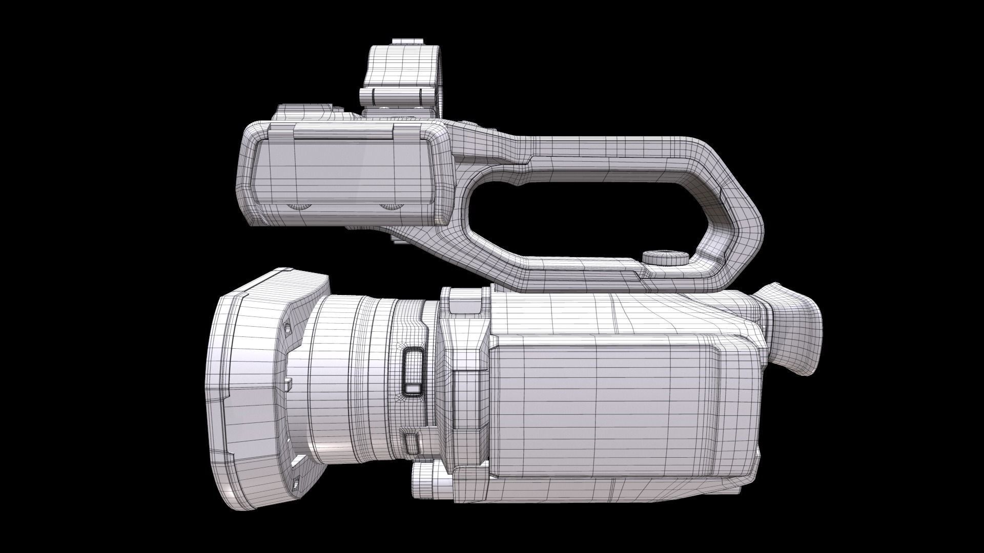 Panasonic AG-CX10 4K 60p Professional Camcorder 3D model_19