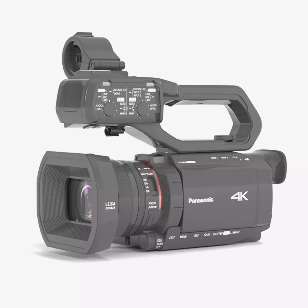 Panasonic AG-CX10 4K 60p Professional Camcorder 3D model_0