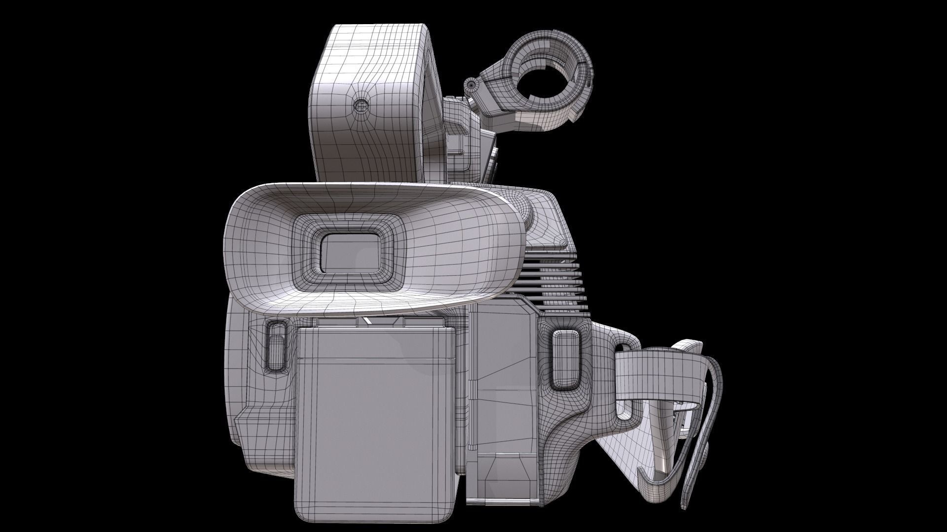 Panasonic AG-CX10 4K 60p Professional Camcorder 3D model_23