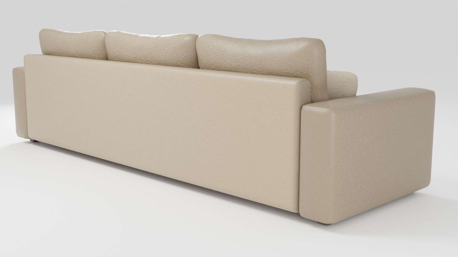 Stylish sofa made of high quality leather 3D model_2