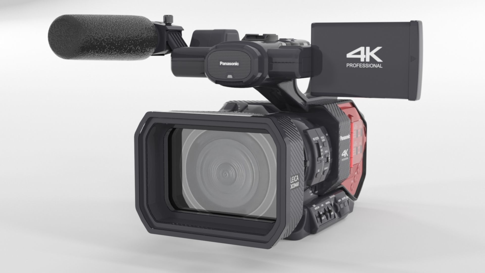 Panasonic AG-DVX200 4K Handheld Camcorder Electronics 3D model_4