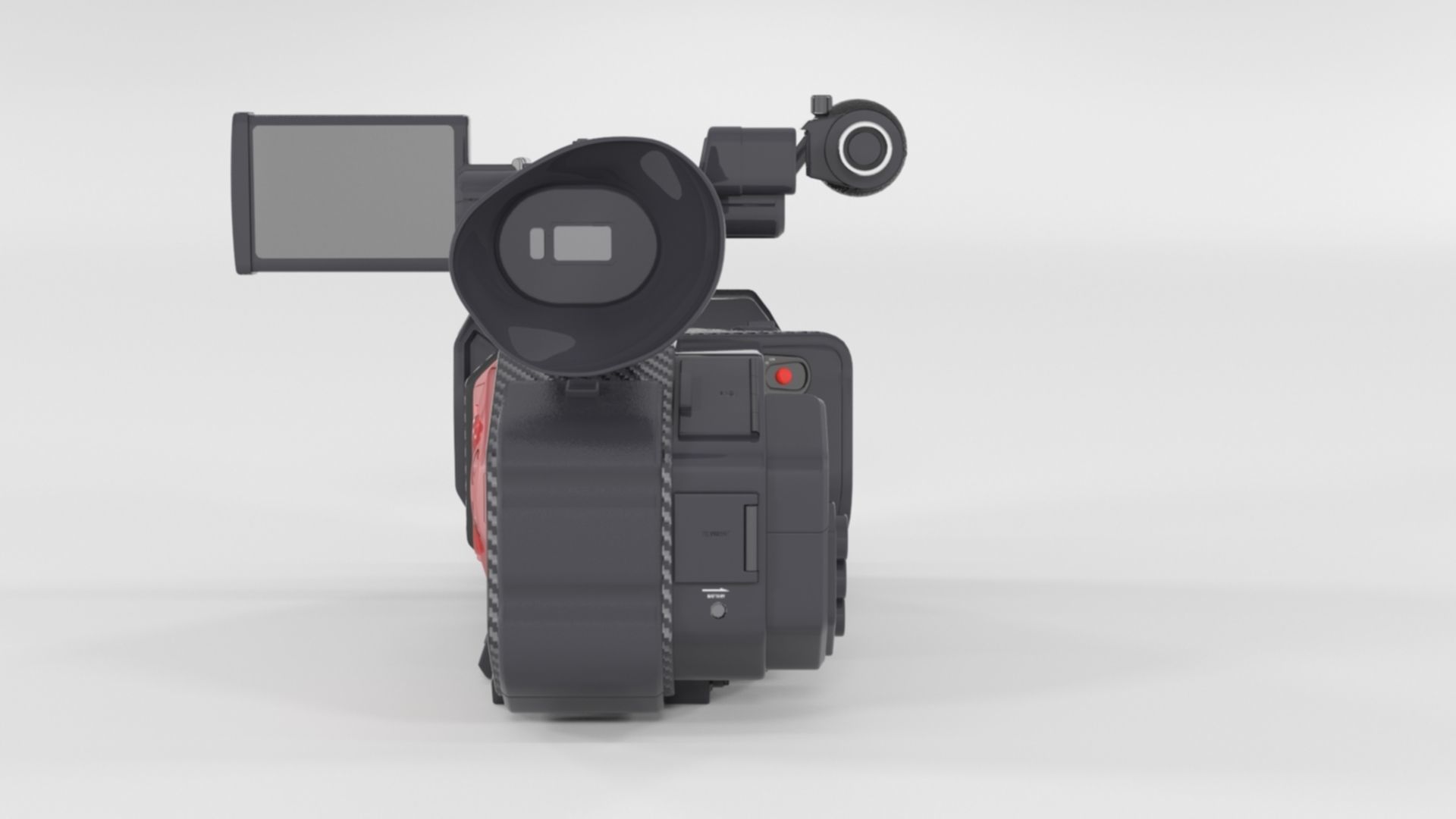 Panasonic AG-DVX200 4K Handheld Camcorder Electronics 3D model_14