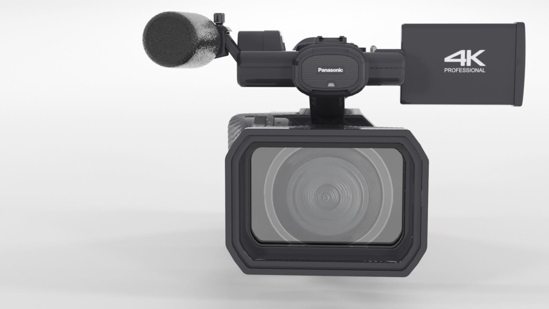 Panasonic AG-DVX200 4K Handheld Camcorder Electronics 3D model_3