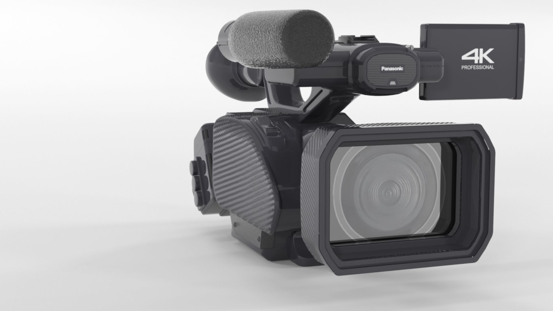 Panasonic AG-DVX200 4K Handheld Camcorder Electronics 3D model_15