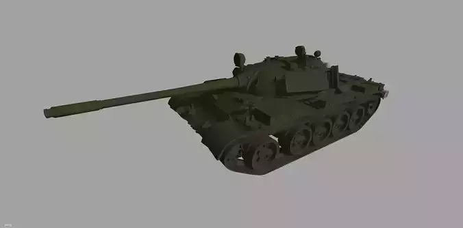 Russian tank T-55A