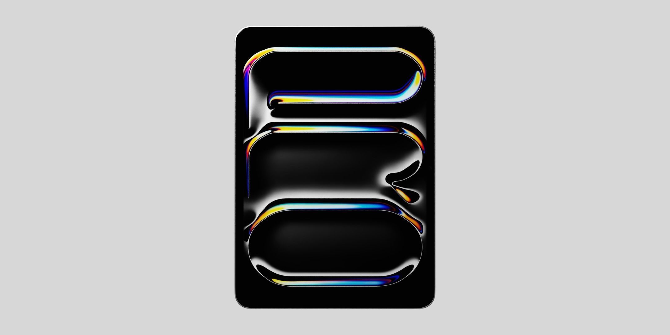 Apple iPad Pro M4 11 inch in Official design and Colors 3D model_2