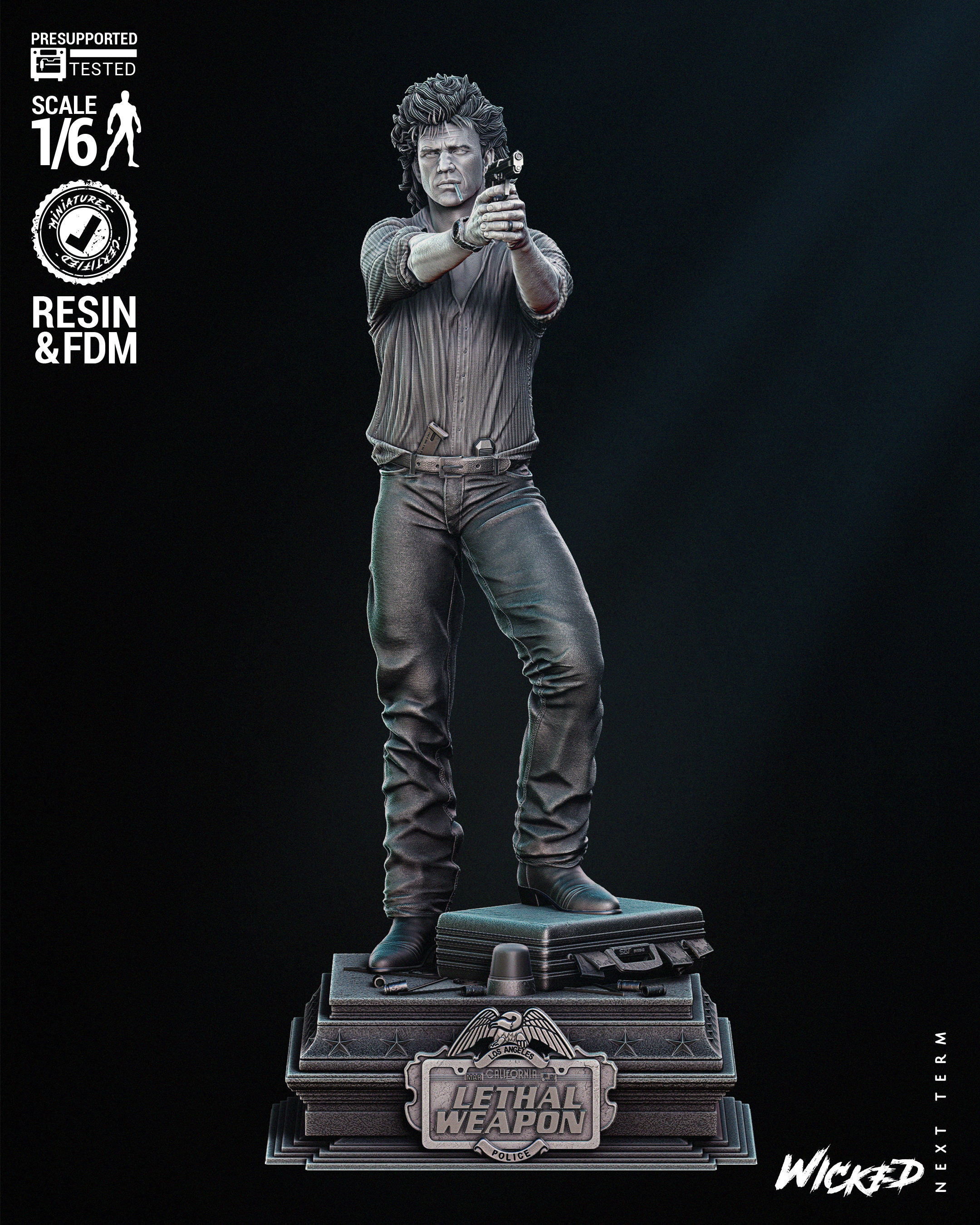 Wicked Movies Riggs Sculpture Tested for 3D  3D print model_16