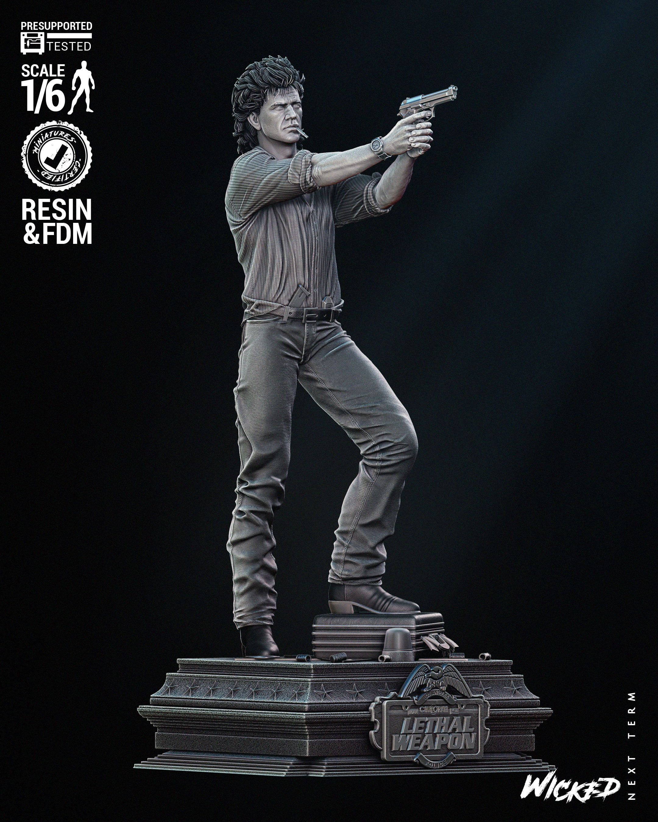 Wicked Movies Riggs Sculpture Tested for 3D  3D print model_40