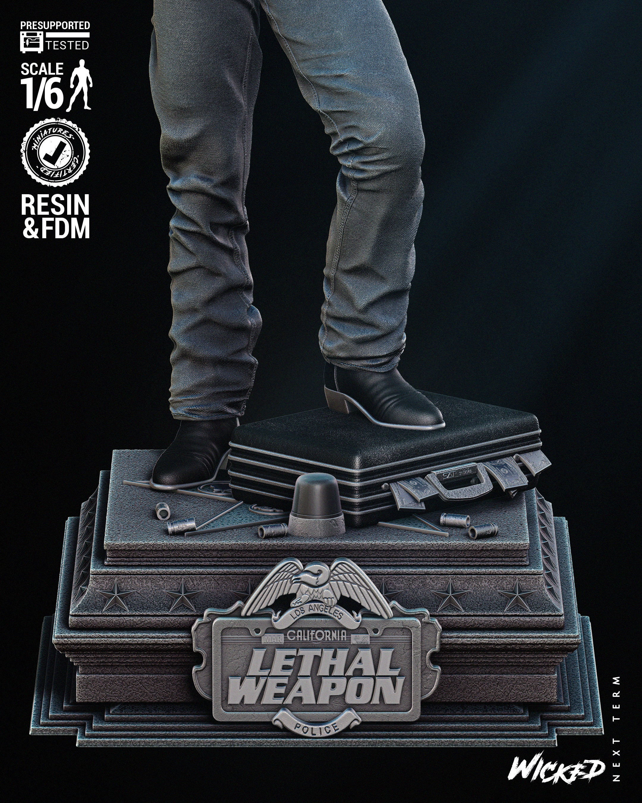 Wicked Movies Riggs Sculpture Tested for 3D  3D print model_45