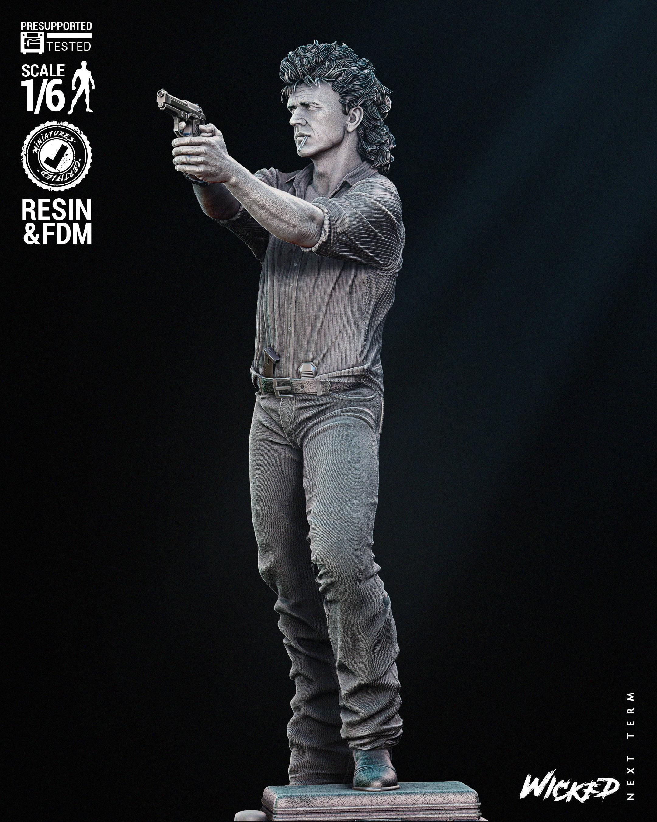 Wicked Movies Riggs Sculpture Tested for 3D  3D print model_33