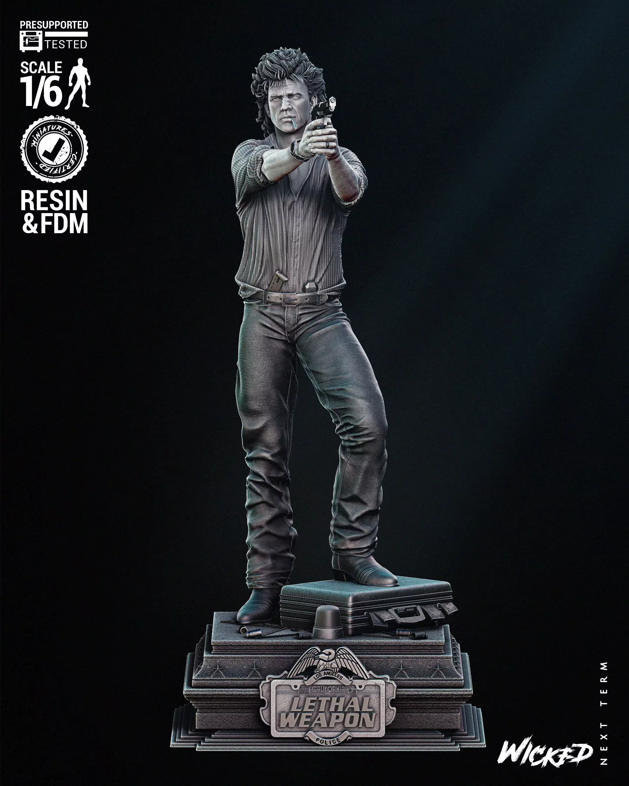 Wicked Movies Riggs Sculpture Tested for 3D  3D print model_0