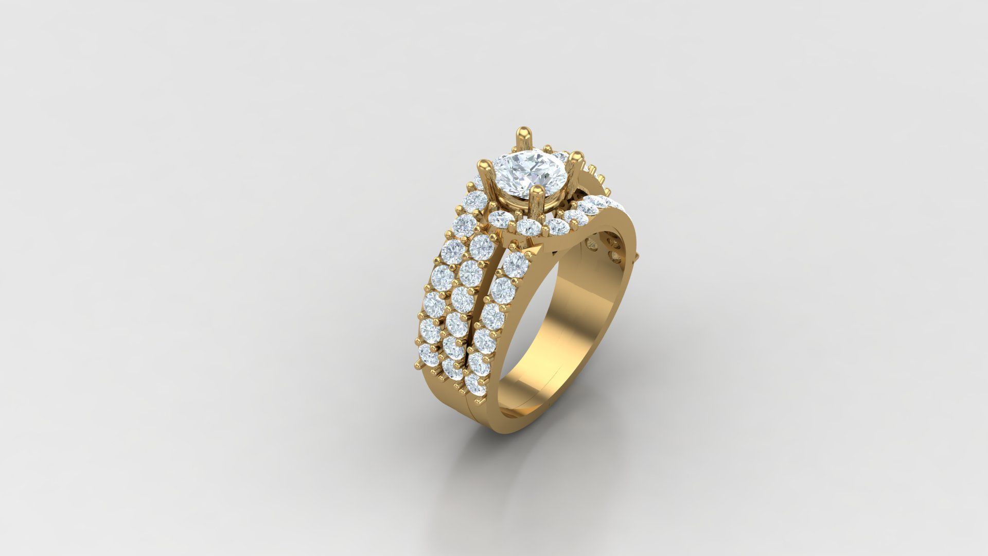 Man Ring Cad File MR 305 3D print model_2