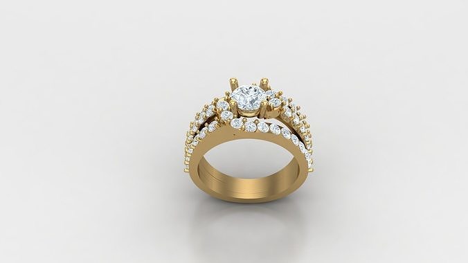 Man Ring Cad File MR  305 3D print model