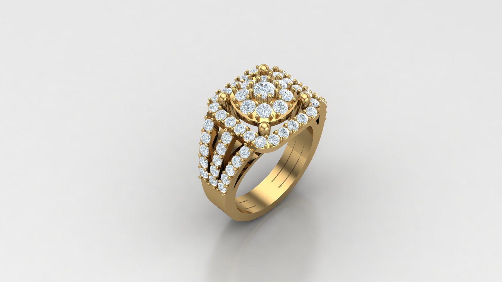 Man Ring Cad File MR 303 3D print model_2