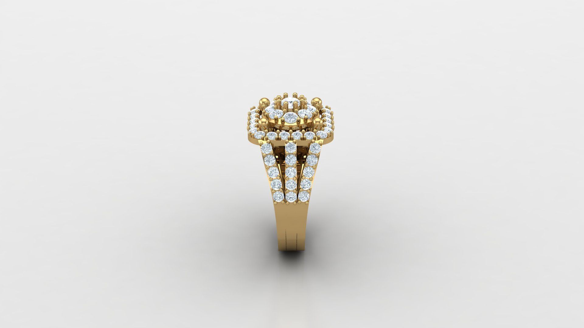 Man Ring Cad File MR 303 3D print model_3