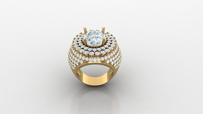Man Ring Cad File MR  302 3D print model