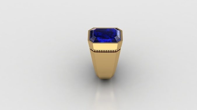 Man Ring Cad File MR  301 3D print model