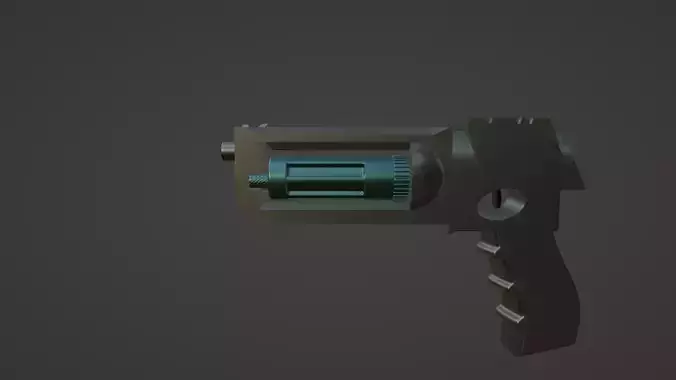 Futuristic Revolver Concept