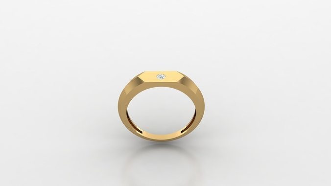 Man Ring Cad File MR  298 3D print model