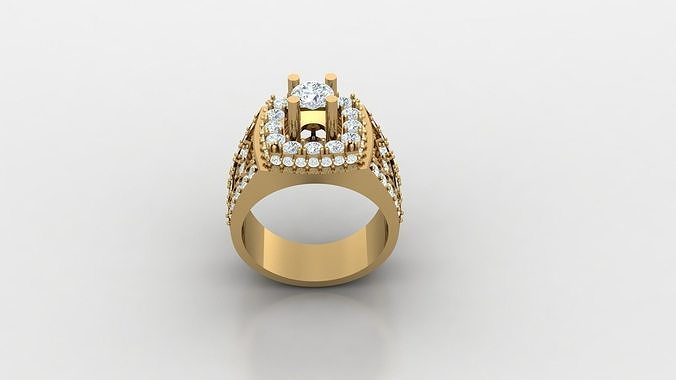Man Ring Cad File MR  295 3D print model