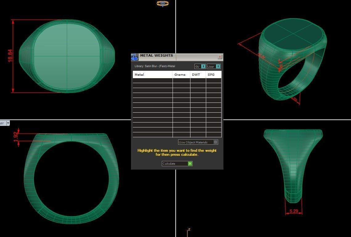 Man Ring Cad File MR  290 3D print model_1