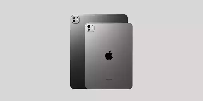 Apple iPad Pro 11 and 13 inch in Official Colors and Design 3D Model Collection