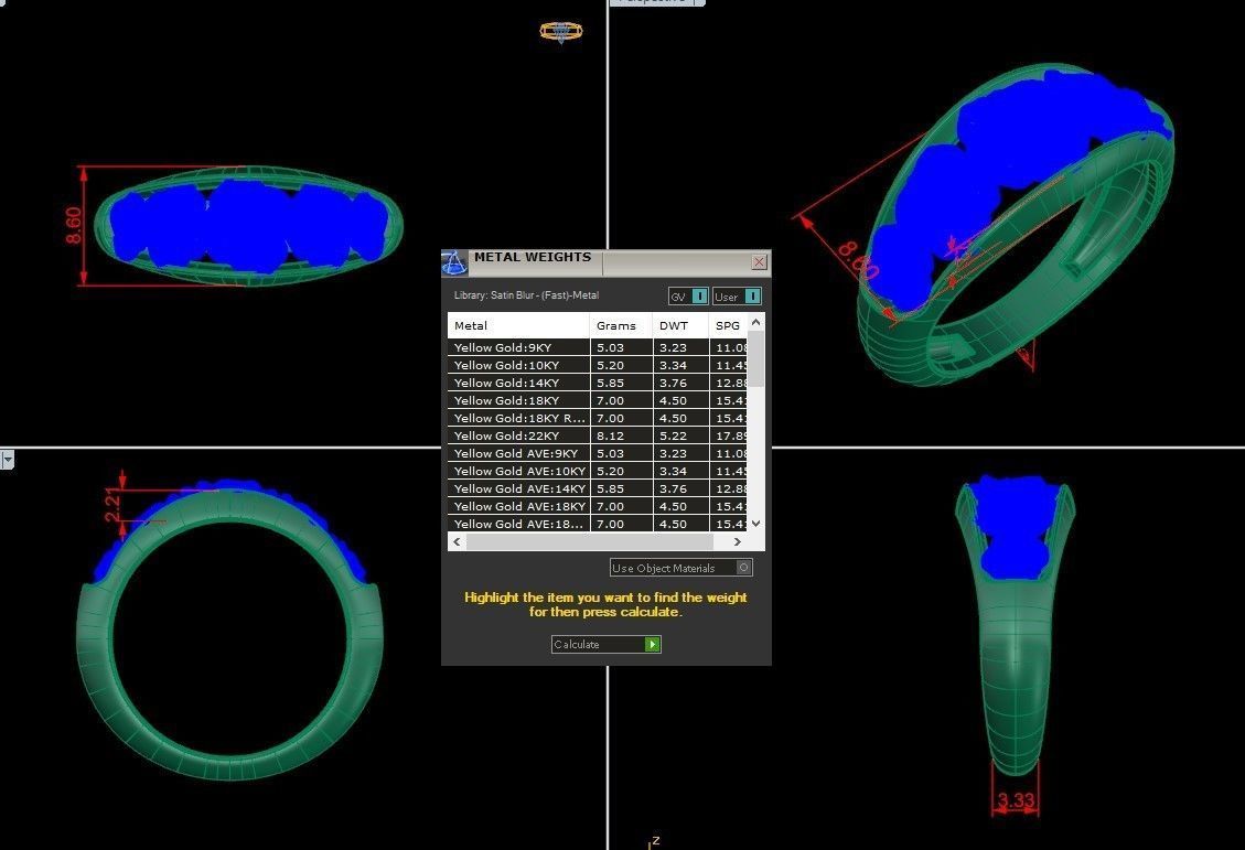 Man Ring Cad File MR 288 3D print model_1