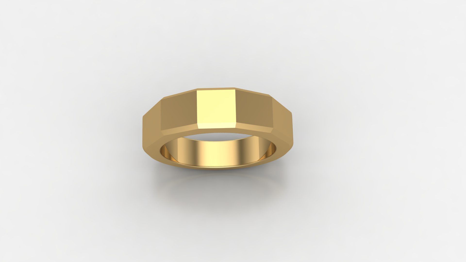 Man Ring Cad File MR  285 3D print model_3