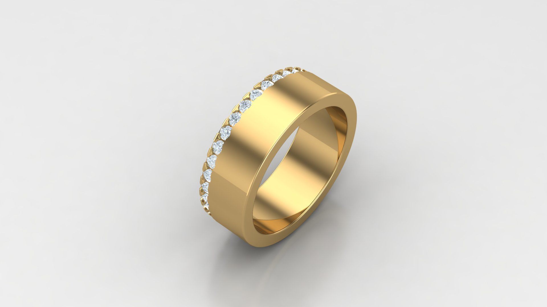 Man Ring Cad File MR 281 3D print model_2