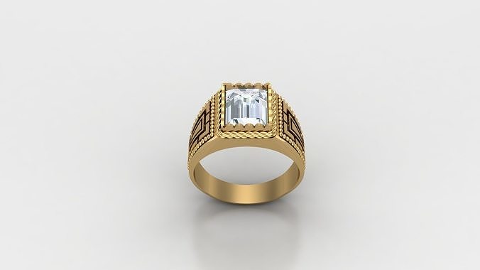 Man Ring Cad File MR  276 3D print model
