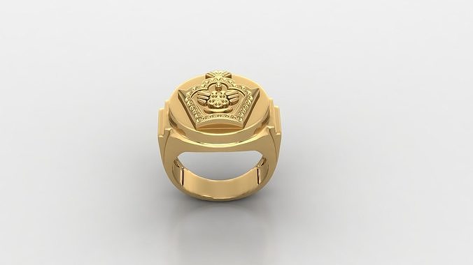 Man Ring Cad File MR  275 3D print model