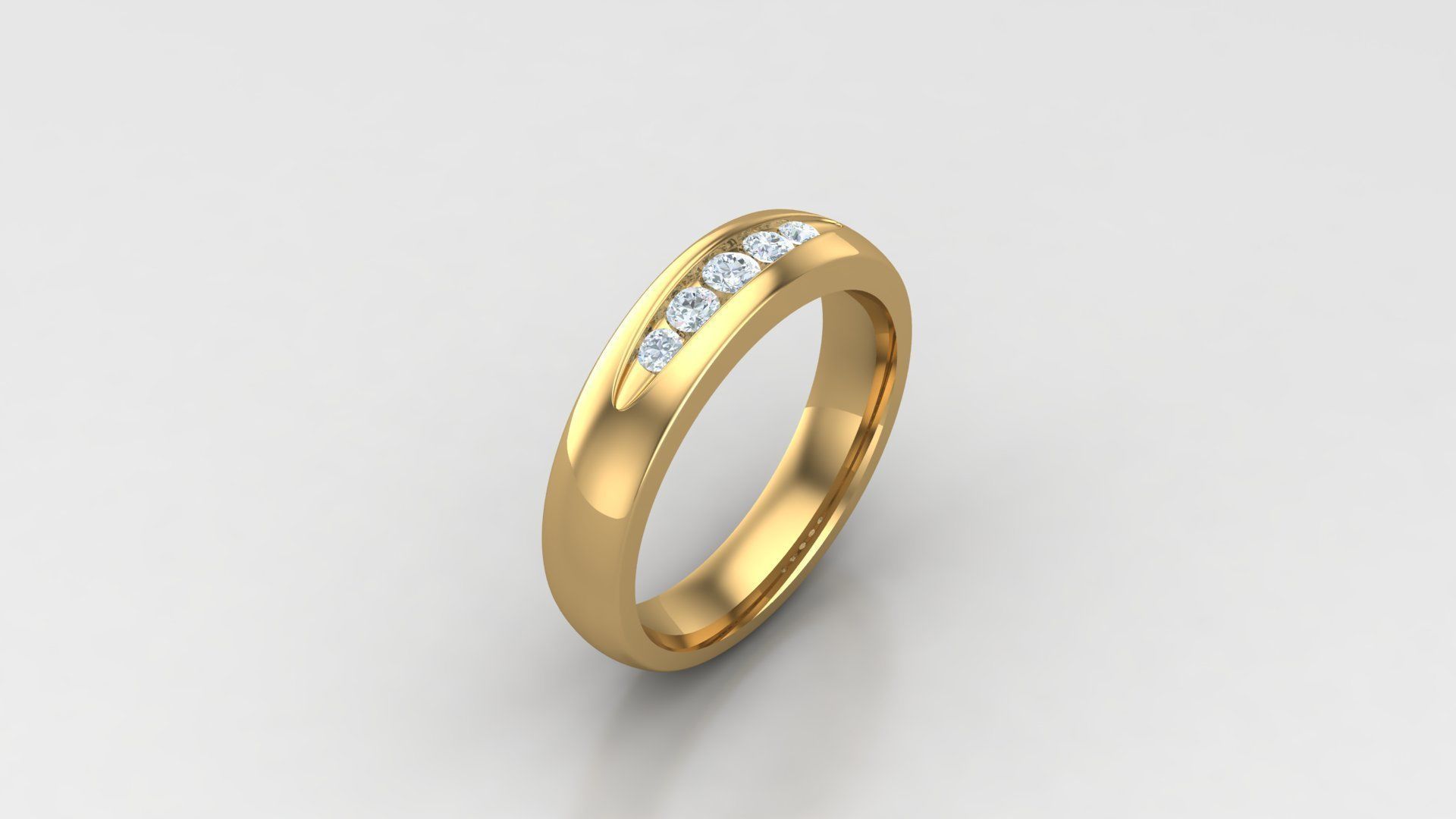 Man Ring Cad File MR 272 3D print model_2