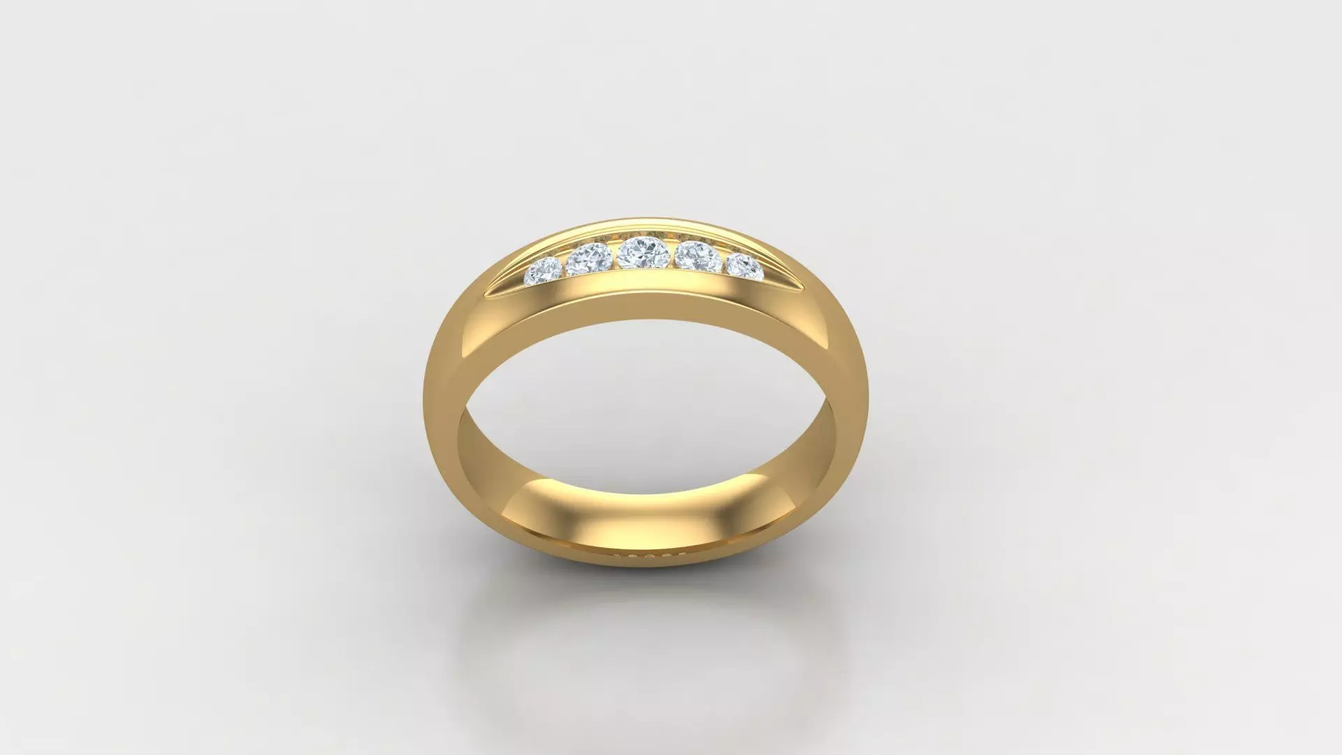 Man Ring Cad File MR 272 3D print model_0
