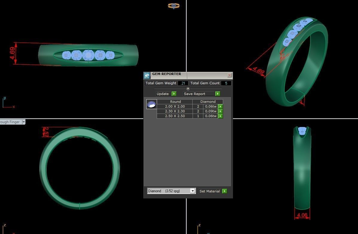 Man Ring Cad File MR 272 3D print model_1