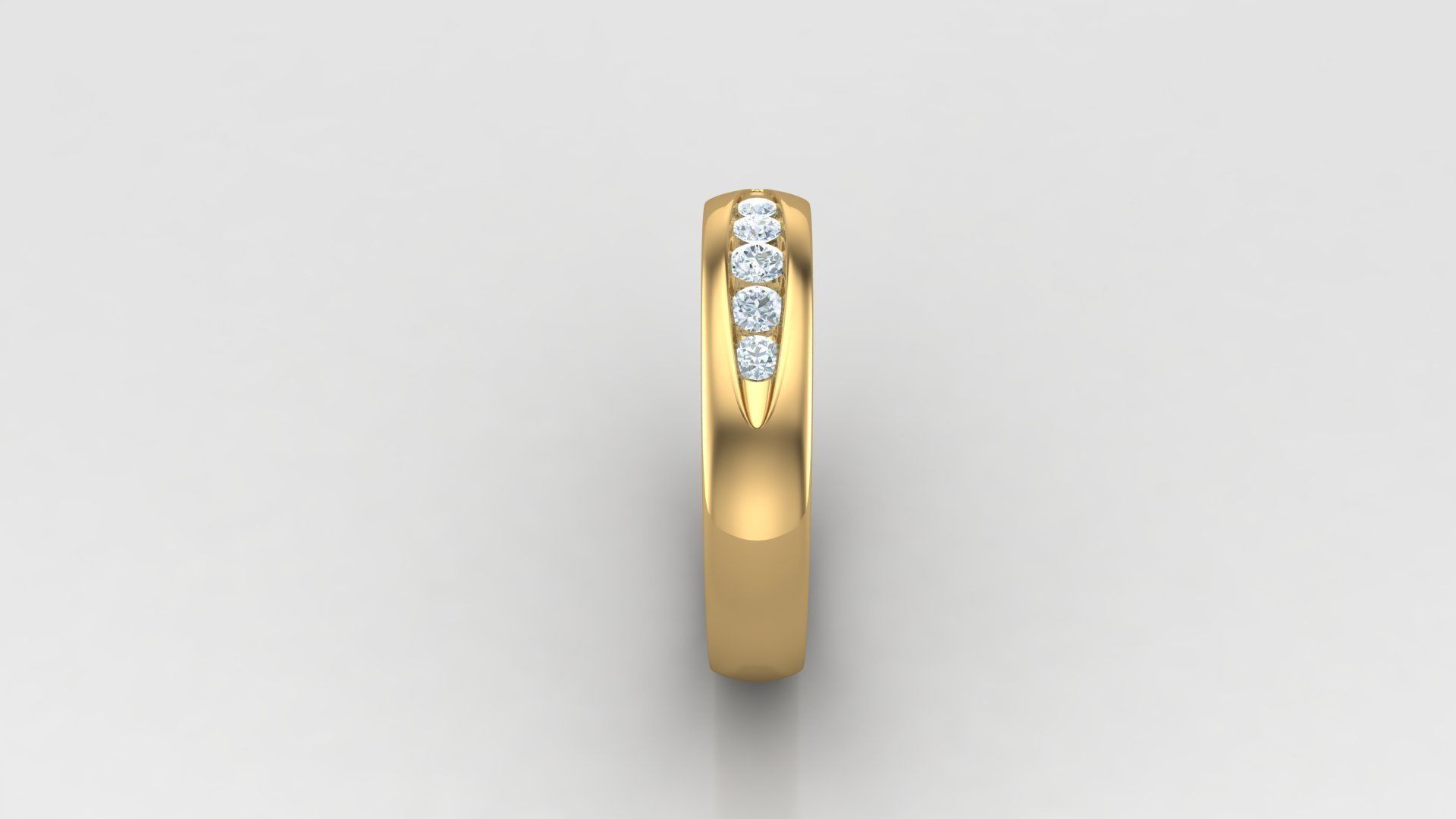 Man Ring Cad File MR 272 3D print model_3