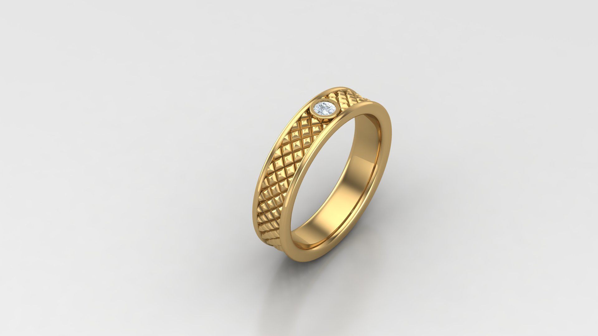 Man Ring Cad File MR 270 3D print model_2