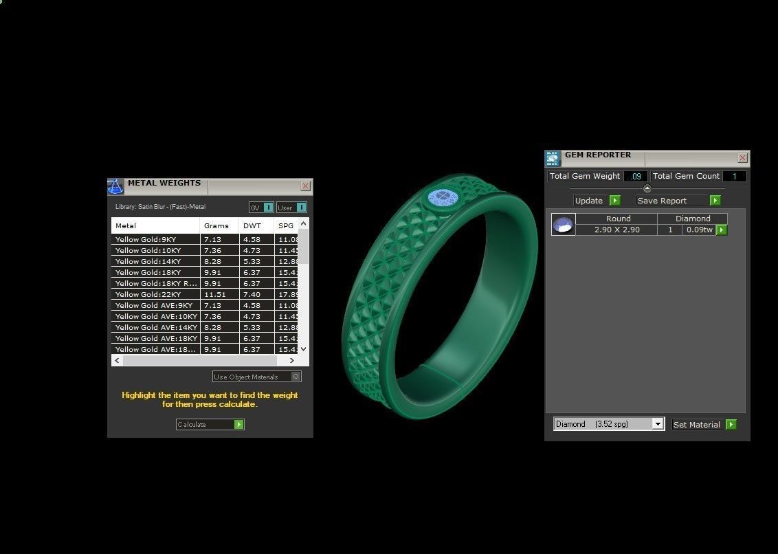 Man Ring Cad File MR 270 3D print model_5