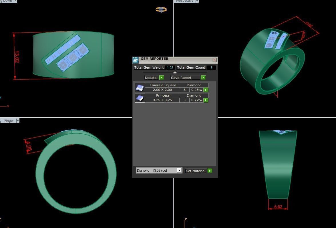 Man Ring Cad File MR  264 3D print model_1