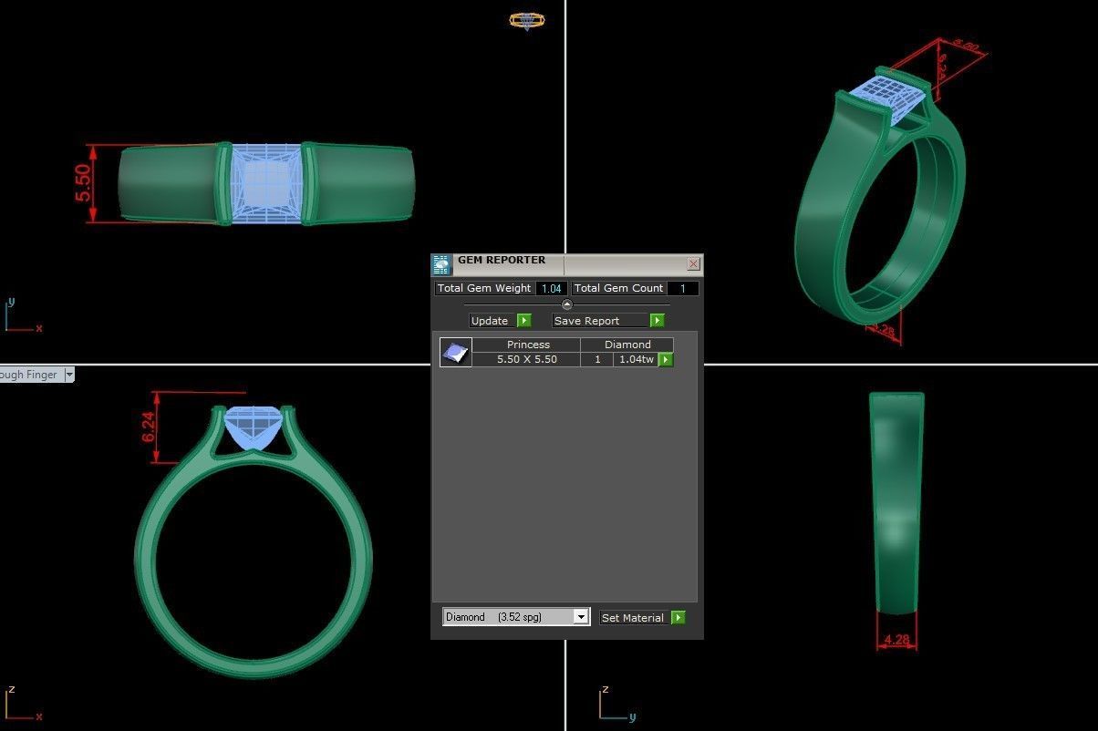 Man Ring Cad File MR 263 3D print model_1