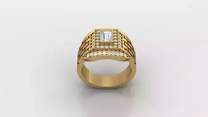 Man Ring Cad File MR  261